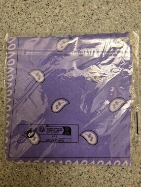 Lavender Paisley Hair Scarf - Women's Hair Accessory
